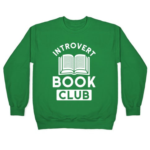 Introvert Book Club Crewneck Sweatshirt